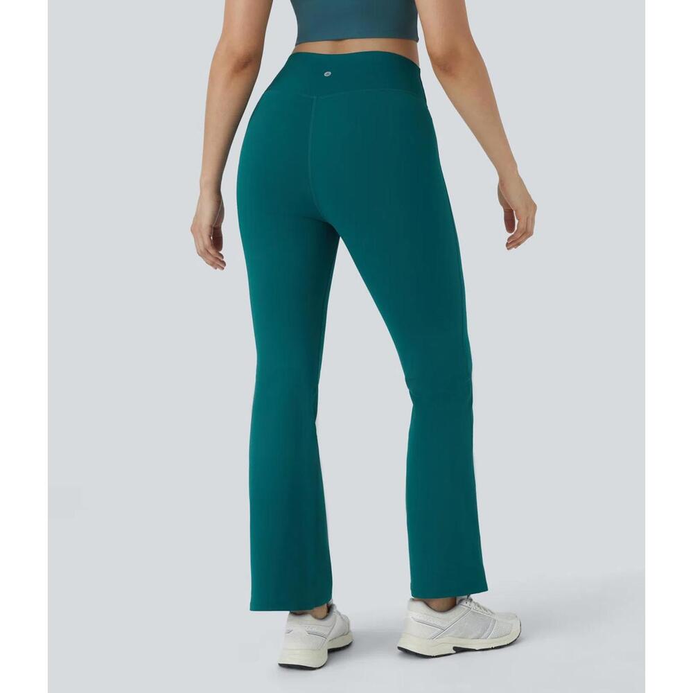 NWT Halara DayStretch High Waisted Crossover Flare Yoga Leggings Size XL Petite - Picture 2 of 12